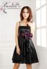 Lady Knee-Length Bridesmaid Spaghetti Strap Asymmetrical gown Party Evening Cocktail Dress