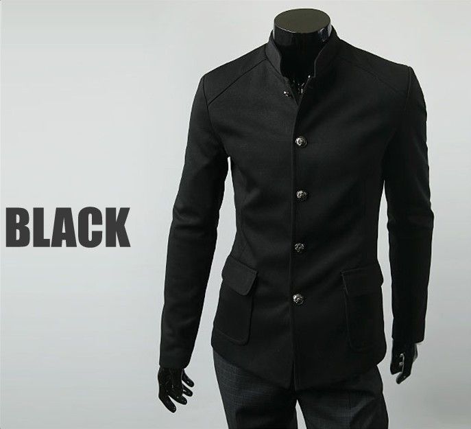 Round neck blazer mens Clearance