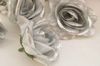 Новые поступления 100 шт. Серебряный цвет Искусственный шелковый розовый пион цветок головы для свадьбы цветочные стены украшения