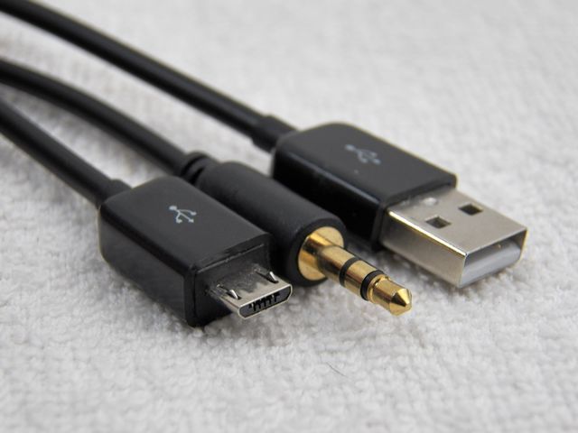 Разъем aux usb