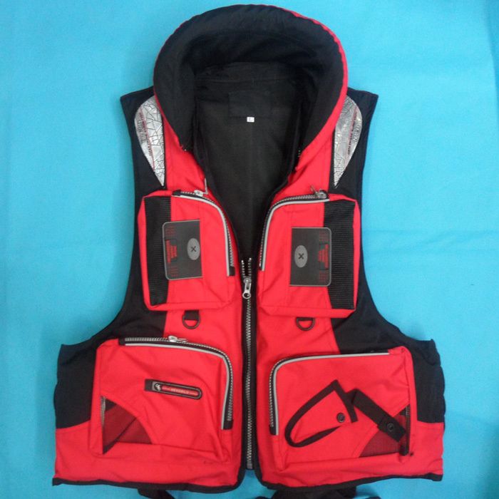 Professional Life Vest Sea Fishing Life Jacket Multi Function Pocket