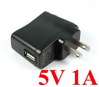 5V 1A USB Şarj AC 5V Güç Kaynağı Seyahat Duvar Adaptörü MP3-MP4 Telefon / ücretsiz nakliye