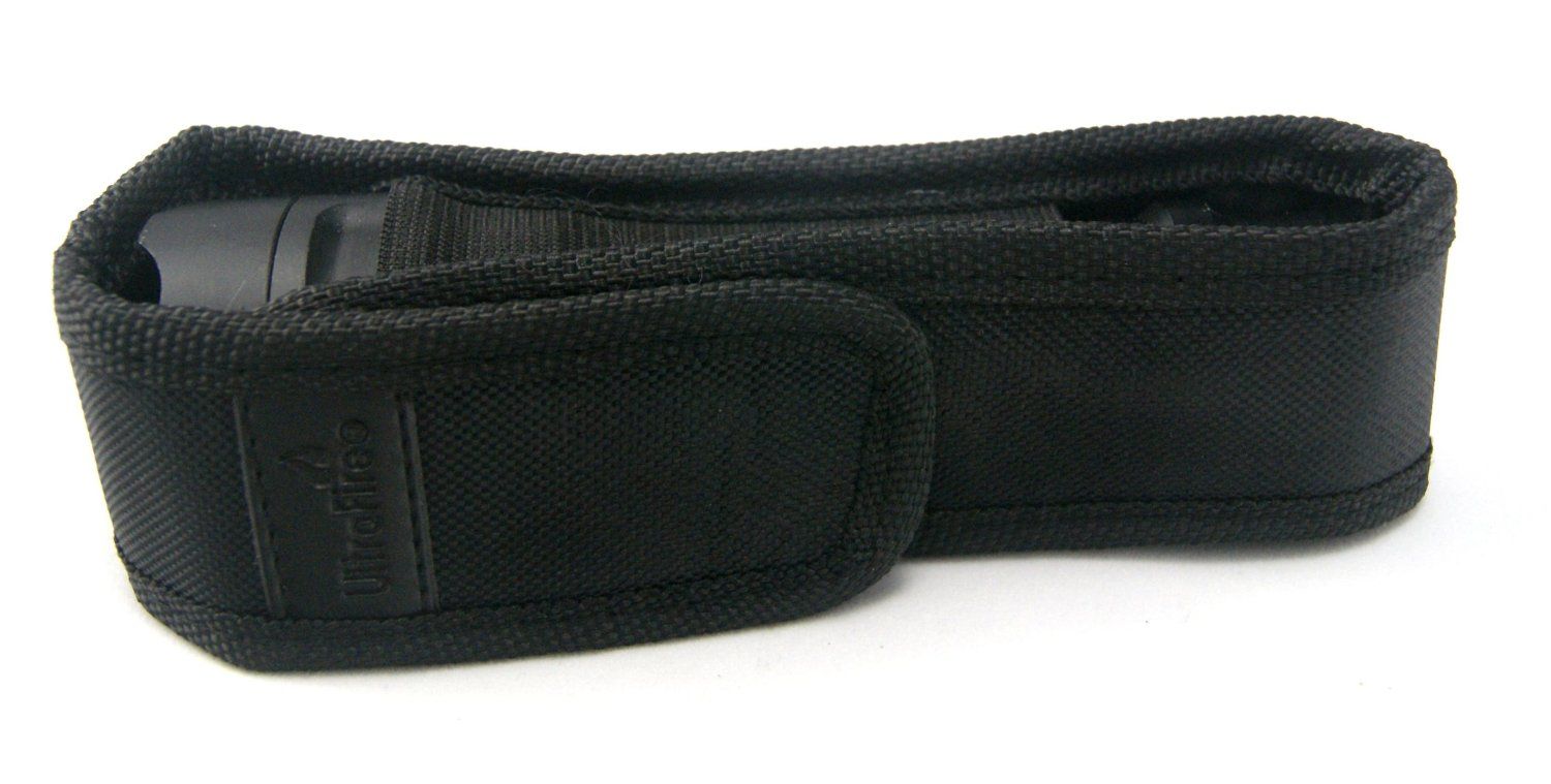Medium Ultrafire Flashlight Holster Belt Carry Case Fits Ultrafire 501b, 502b, C8 Flashlights