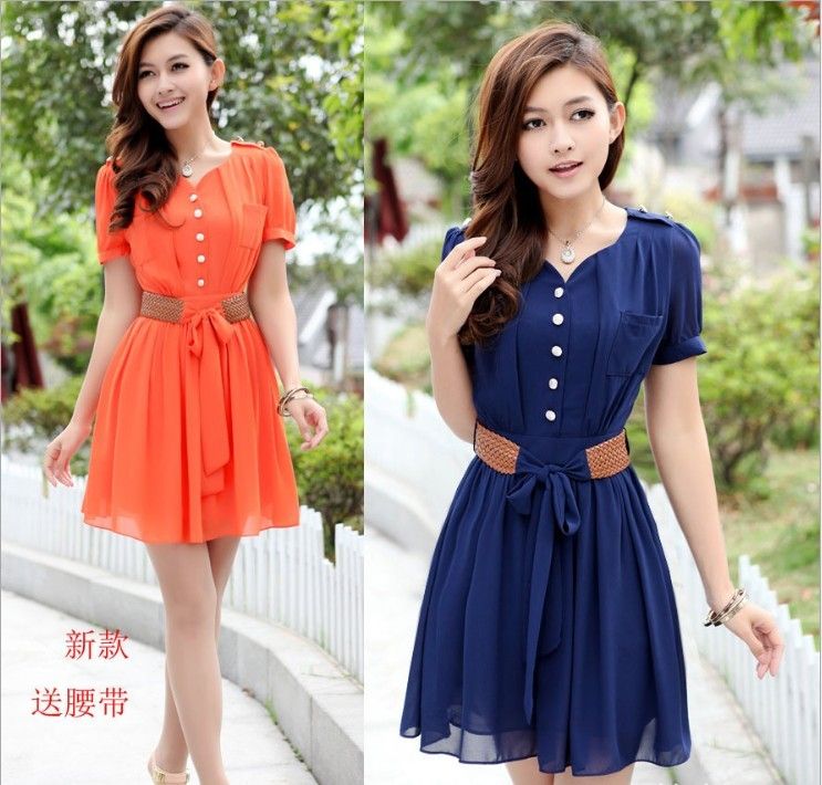 georgette short dresses