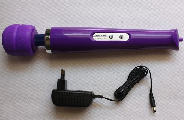 Cordless Rechargeable 10 Speed Magic Wand Massager Vibrator With