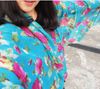 Floral Sarongs Beach Scarf Wraps Sjaal Maat 180 * 110 cm 12 stks / partij # 2708