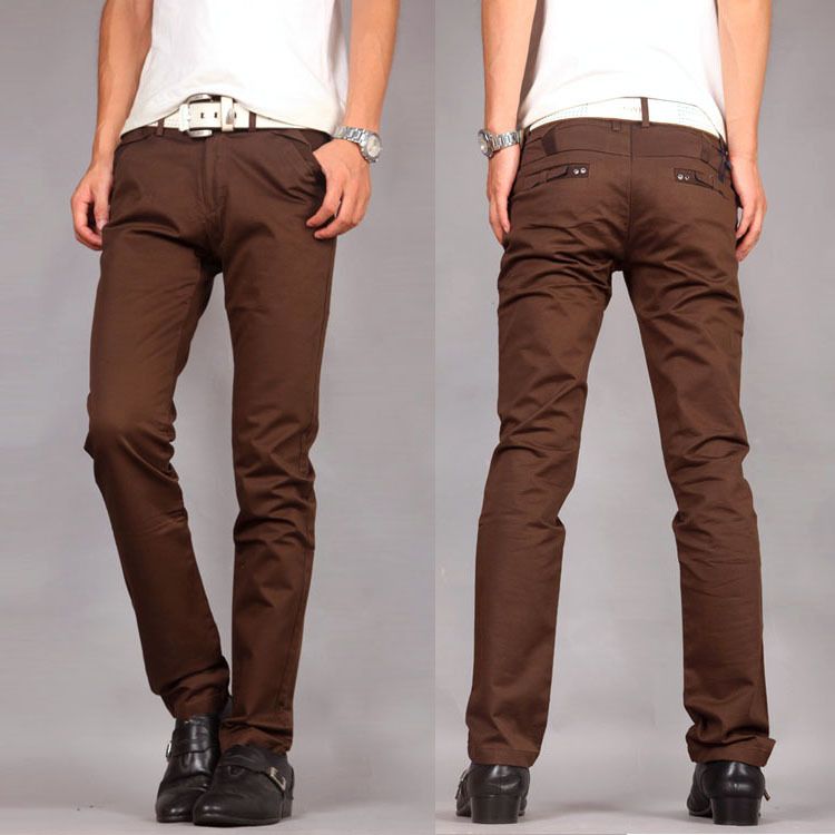 mens brown pants - Pi Pants