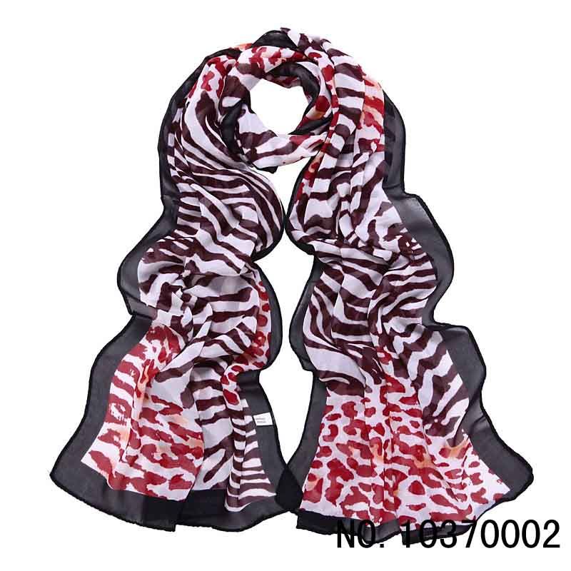 

Animal print Vintage Style All-match Ladies Scarf Chiffon Scarf Shawl mix color #2718