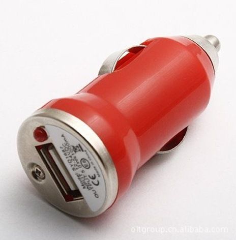 Bullet Mini USB Car Charger Universal for PDA MP3 MP4 Cell Phone Iphone4 iphone56859805