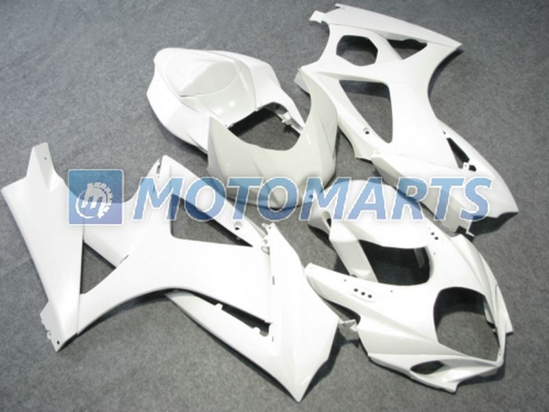 QUENTE! Todos os Brancos Brilhantes kit para Suzuki GSX-R1000 2007 2008 GSXR1000 07 08 GSXR 1000 K7 Carenagem