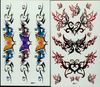 Temporary Tattoos 50 pcs/lot Tattoo For Body Art Spiders Tattoo Waterproof Arm Chest Tattoos Stickers