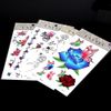 Temporary Tattoos 50 pcs/lot Butterfly Tattoo Stencils For Body Waterproof News Butterfly Tattoos 206*105 mm