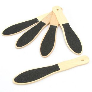 

Heel File wooden foot files for Pedicure nail art Double Sided File Callus Remover Wood Handle
