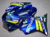 Honda CBR600 F4 1999 2000 CBR 600 CBRF4 99 00 FULL FAIRING KIT RX1A를위한 패션 블루 옐로우 페어링