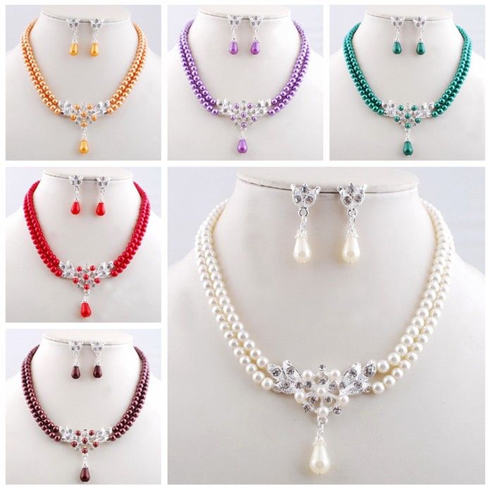 faux pearl jewelry