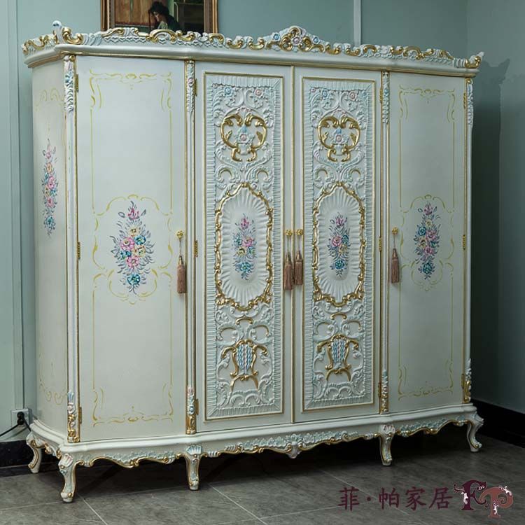 French Antique Furniture - Royalty Classic Solid Wood Hand Carved French Antique Furniture - Royalty Classic Solid Wood Hand Carved Wardrobe Bedroom Furniture Classic French Style Bedroom Furniture Solid Wood Furniture ... - French Antique Furniture - Royalty Classic Solid Wood Hand Carved