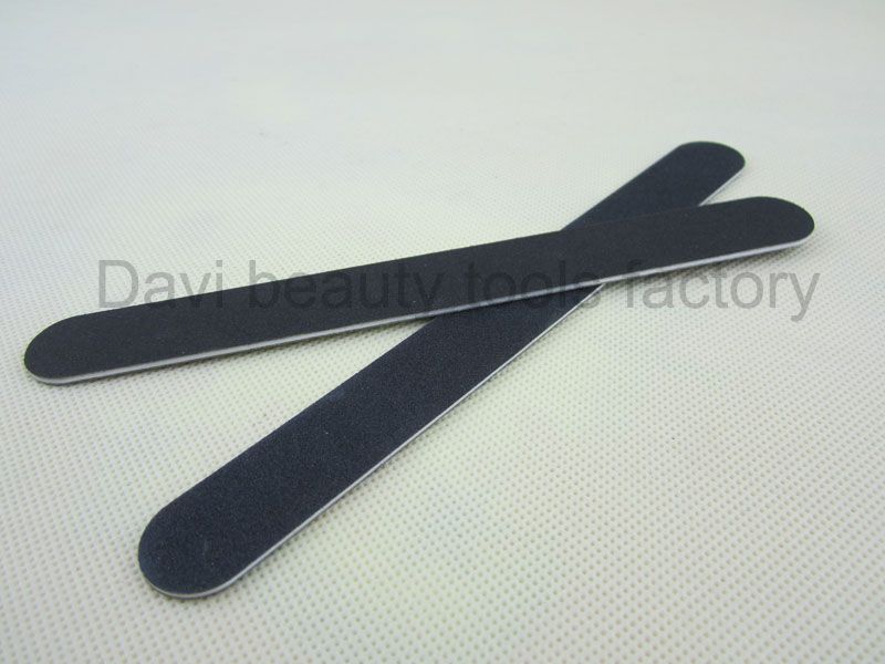 / schwarzes versandendes Nagelfeile-Schmirgelbrett Dünnes schwarzes Sandpapier für Nagelmaniküre-Nagelkunstwerkzeuge