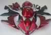 Rot mattschwarz für Yamaha 2004 2005 2006 YZF-R1 04 05 06 YZFR1 YZF R1 Verkleidungsset mit voller Tankabdeckung