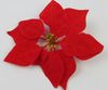 赤100p Dia.20cm / 7.87 "人工シミュレーションシルクポインセチアクリスマス花装飾花