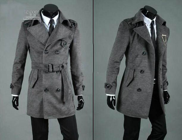 capote preto masculino