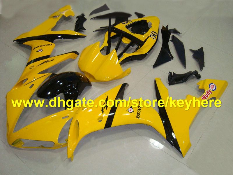 beautiful yellow fairing kit for YAMAHA YZF-R1 2004 2005 2006 YZF R1 2004-2006 YZFR1 04- 06 RX4B