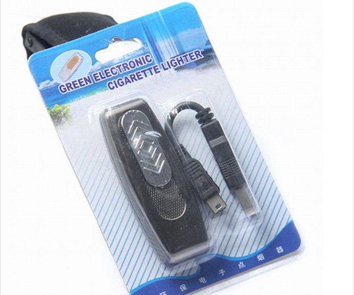 Rechargeable Flameless USB Electronic Cigarette Lighter Green