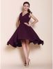 Plum Chiffon vneck Kneele Junior Bridesmaid Dresses Party Wedding Dress SZ 21220 TB3110768756180