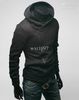 Herenjas Hoofdkleding Hoodies Sweatshirts Mannen Casual Zip Up Hoodie Shirt Zwart Grijs Gratis Verzending