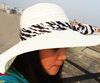 Moda Feminina Aba Larga Floppy Beach Sun Hat Muitas Cores # 2784