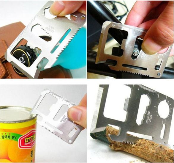 11 In 1 Card Knife Multi Purpose Tool Card Life Saving Card Emergency