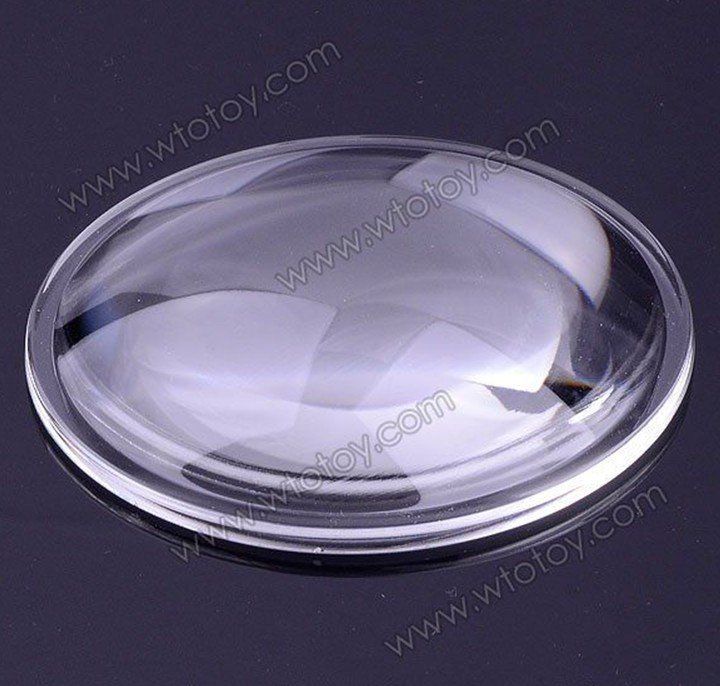 108MM LED Optical Glass Convex Lens Projector Reflector For Lamp Light