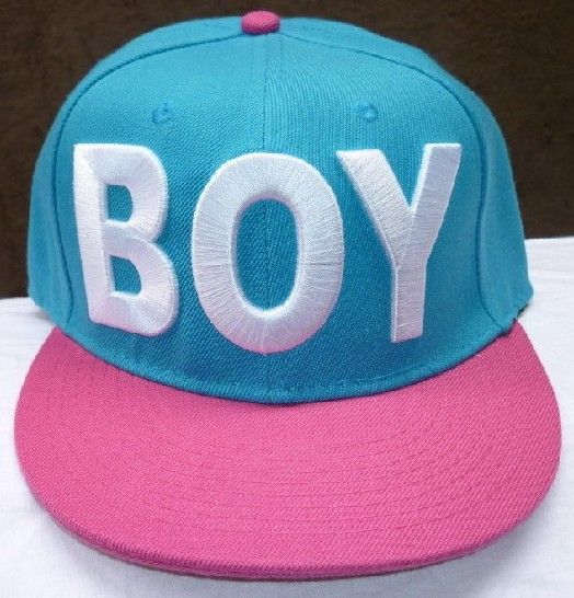 BOY LONDON Baby Blue& Pink Snapbacks ,Snapbacks Hats ,BOy Shirts