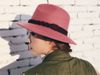 ファッション女性ウールのドレス帽子レディースキャップトップハットスティンディブリムハット＃2797