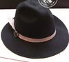 ファッションレディキャップアクセサリー帽子キャップFedora Hat Top Hat Stingy Brim Hat＃2798