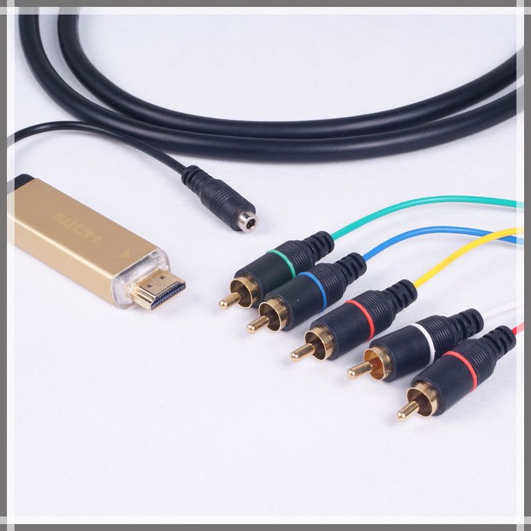HDMI to YPbPr YUV YCbCr Component Cable Builtin IC HDMI TO YPBPR CABLE