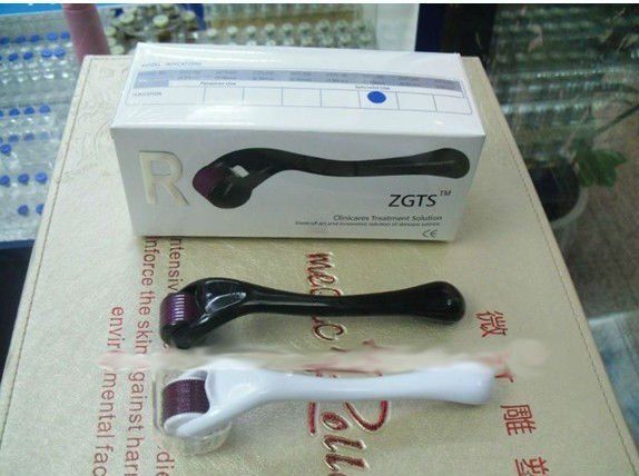 ZGTS Roller with 540 Needles Titanium Derma Stamp Micro Needle Therapy Derma Roller. makeup tool 