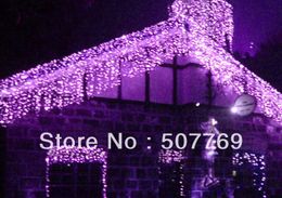 8m*1m LEDs lights flashing lane LED String lamps curtain icicle Christmas home garden festival lights 110v-220v