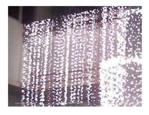 8 * 3 M 800ED Lights Miga Lane LED Lampy String Curtain Boże Narodzenie Dom Garden Festiwal White Light