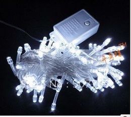 10m 100LED lightf lashing lane LED String lamps Christmas home garden festival lights white lights