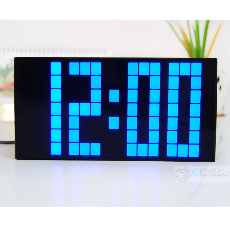 Large LED Jumbo Alarm Wall Clock Countdown Display Digital Table Watch Weather Countdown Clocks