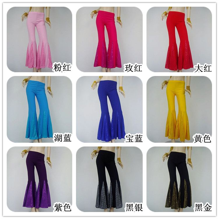 9 Colors Belly Dance Costume Top and Fishtail Pants 9 Colors Belly Dance Costume Top and Fishtail Pants