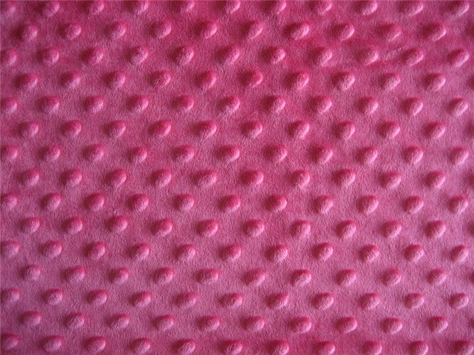 Hot Pink Dots Minky Fabric 5yards,From Hannah528, 12.64