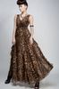 Womens dresses ladies leopard printed dress maxi party evening Bohemian beach dress 8808