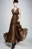 Womens dresses ladies leopard printed dress maxi party evening Bohemian beach dress 8808