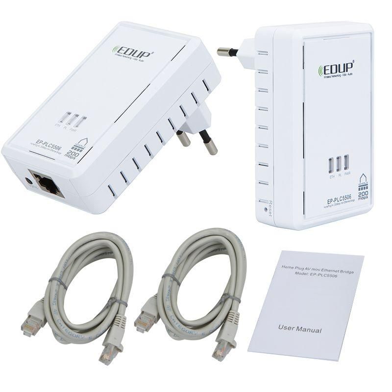 NetPlug AV200 Powerline Ethernet Adapter Kit – 200Mbps, Plug & Play, HomePlug AV Compliant For IPTV & Gaming