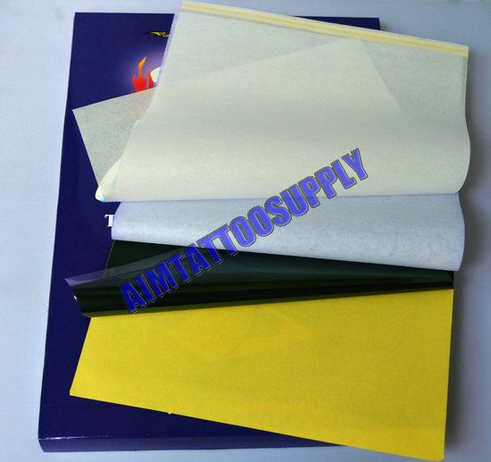 Top ATSUI Tattoo Thermal Transfer Paper 100sheets/Box From Toptattoo