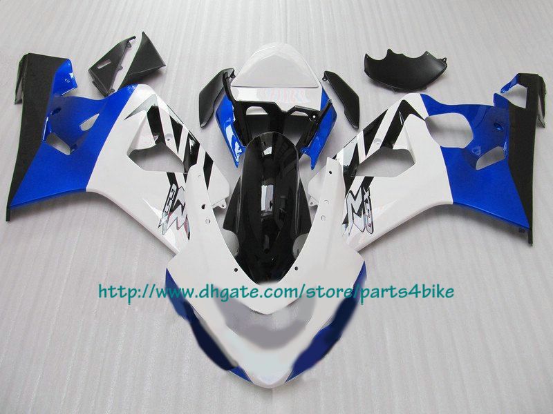 Popular in china blue white Fairing For 2004 2005 GSX-R600 GSX-R750 GSXR 750 600 04 05 K4 RX6b a5 b5283M