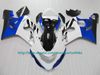 Popolare in Cina blu bianco carenatura per 2004 2005 GSX-R600 GSX-R750 GSXR 750 600 04 05 K4 RX6b a5 b5283M