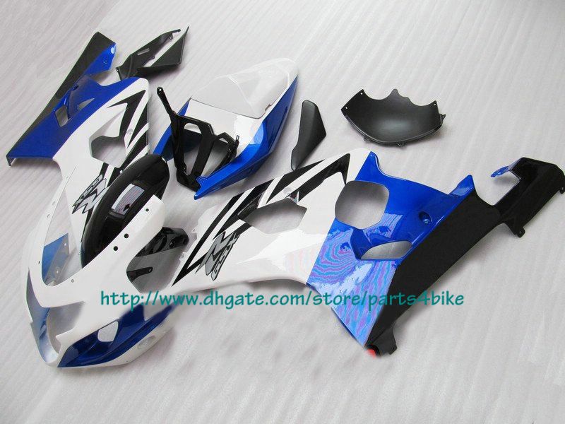 Popular in china blue white Fairing For 2004 2005 GSX-R600 GSX-R750 GSXR 750 600 04 05 K4 RX6b a5 b5283M