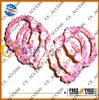 Lotto di raccolta fondi 50 Bracciale Tornado Twist Pink Ribbon per cancro al seno